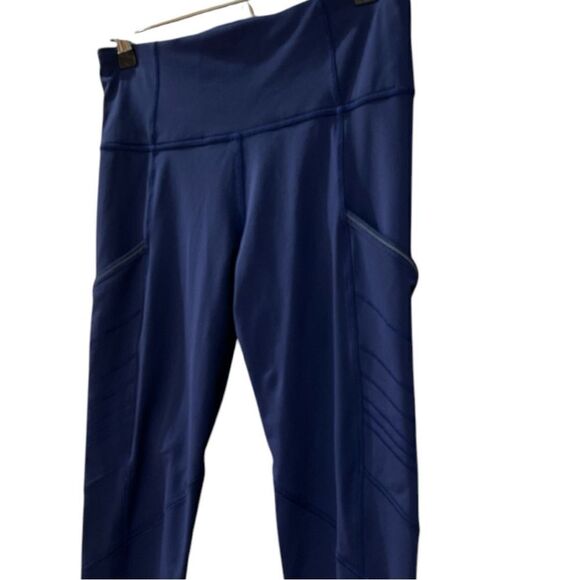Lululemon Fresh Tracks Tight Hero Blue Compression Leggings With Pockets, Size 6 - Picture 6 of 10